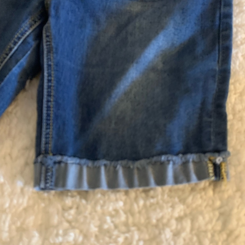 Vigoss Girls The Jagger Bermuda Denim Shorts Butterfly Embroidered Size 16 Blue - Picture 2 of 12
